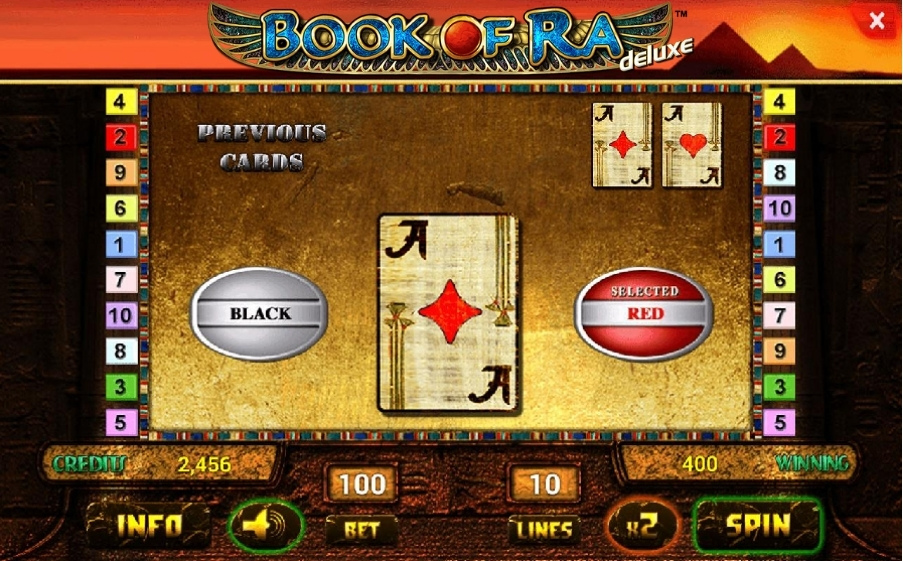 Book of Ra deluxe slot screenshot 4