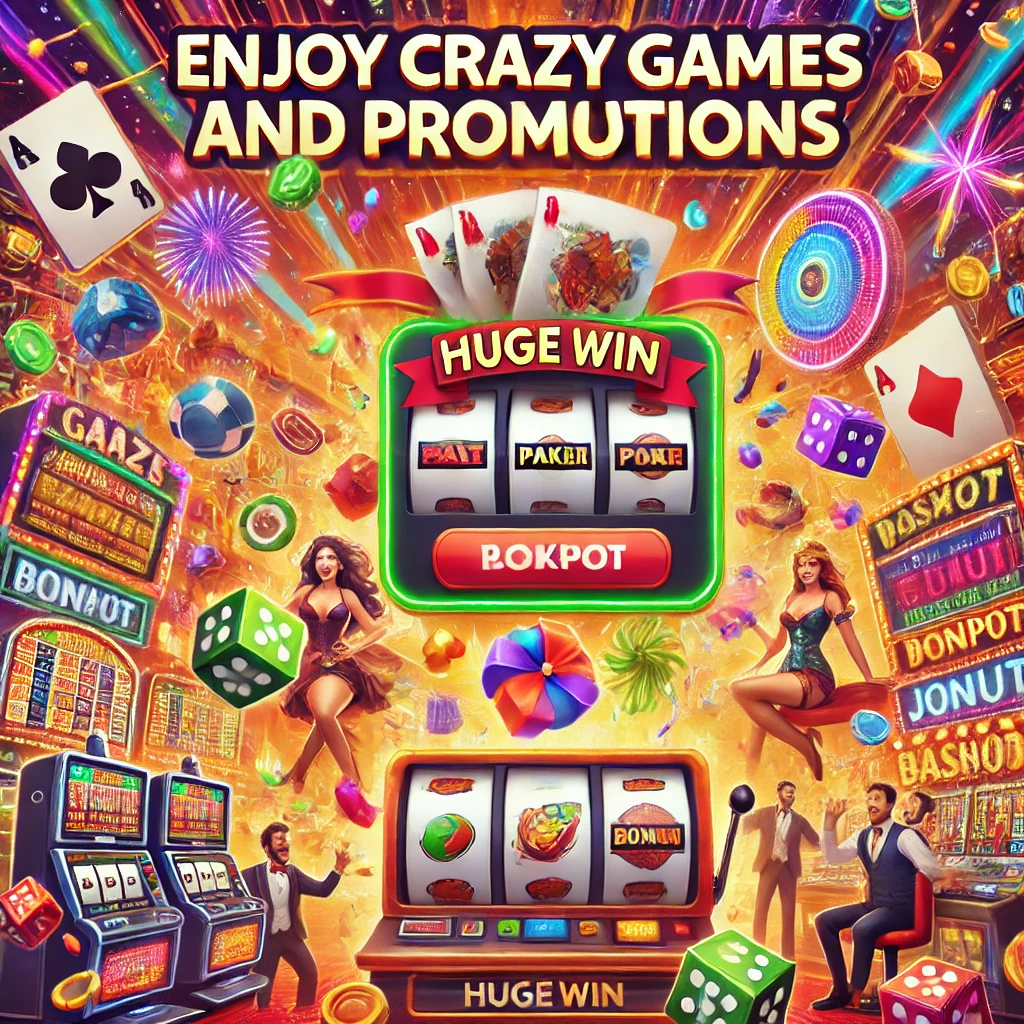 Enjoy crazy games and promotions with HugeWin