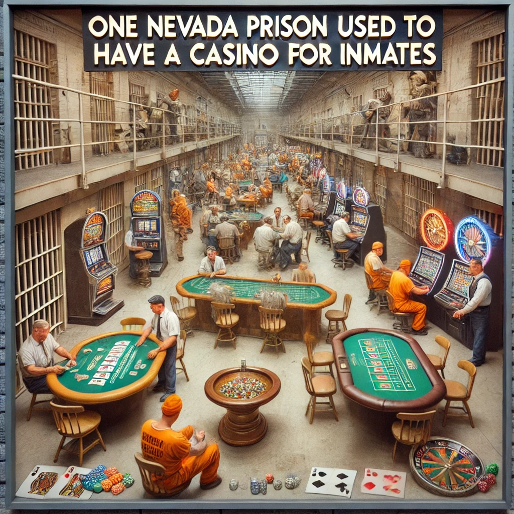 One Nevada prison used to have a casino for inmates