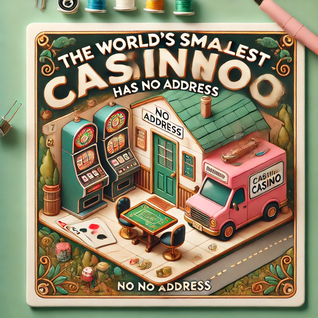 The world's smallest casino has no address