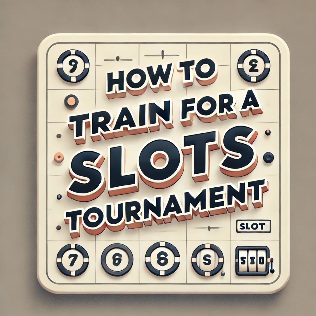 How to train for a slots tournament