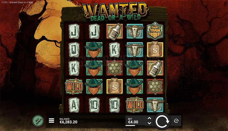 Wanted Dead or a Wild slot screenshot 5