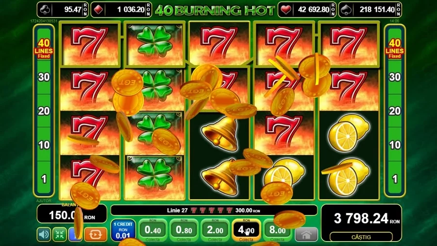 40 Burning Hot slot screenshot 3