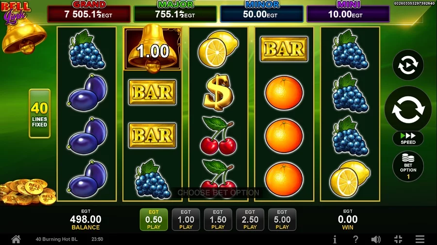 40 Burning Hot slot screenshot 1