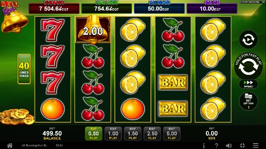 40 Burning Hot slot screenshot