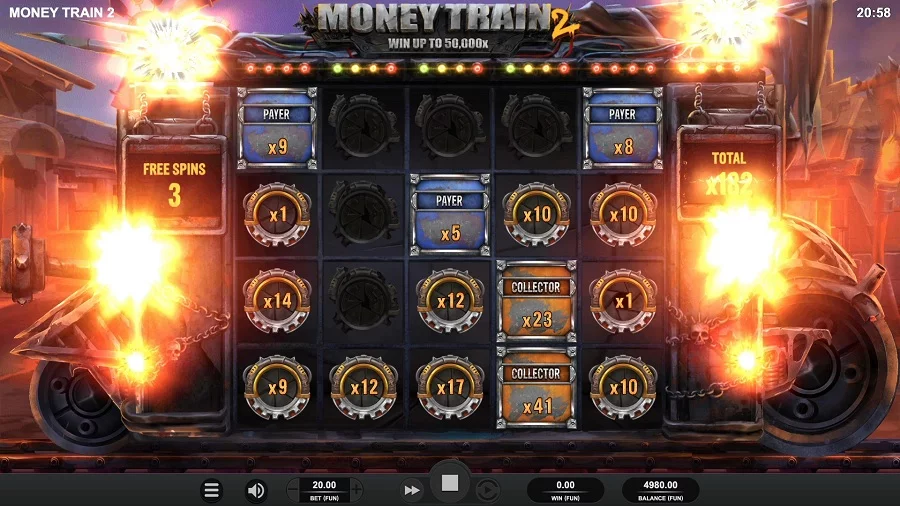 Money Train 2 slot screenshot 4