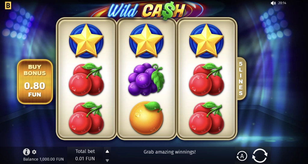 Wild Cash Screenshot 1