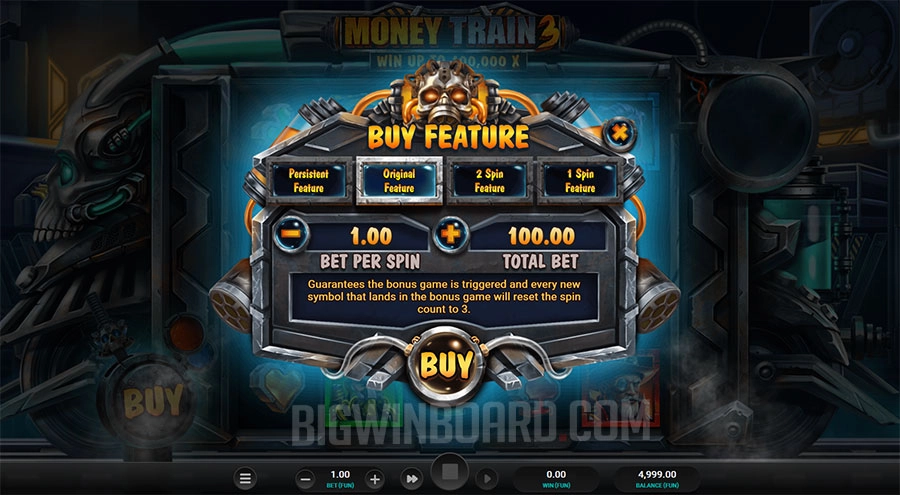 Money Train 3 slot screenshot 2