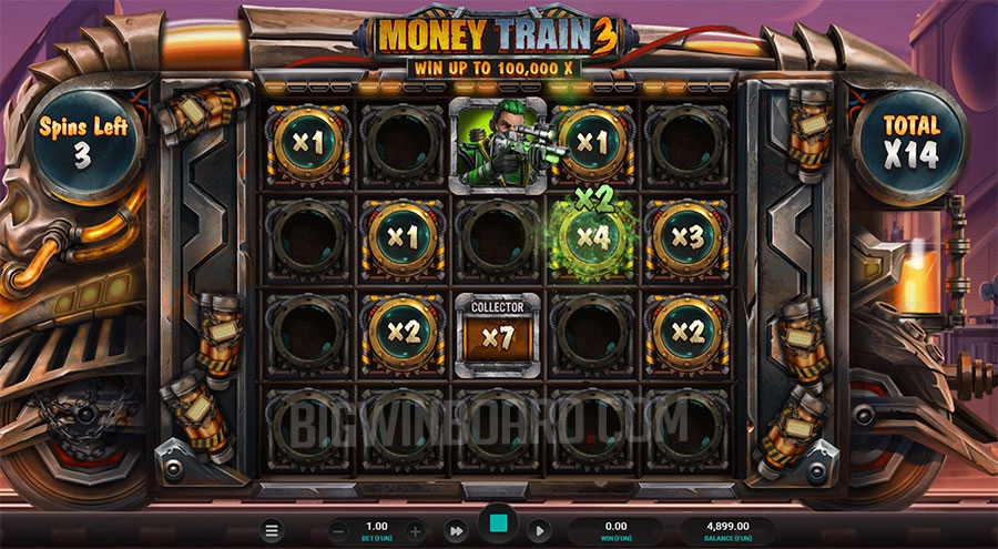 Money Train 3 slot screenshot 1