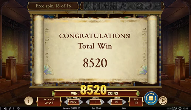 Legacy of Dead slot screenshot