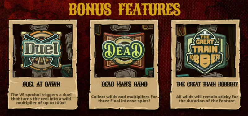 Wanted Dead or a Wild slot screenshot 1
