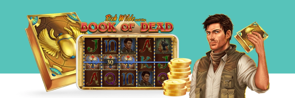 Book of Dead slot advertisment