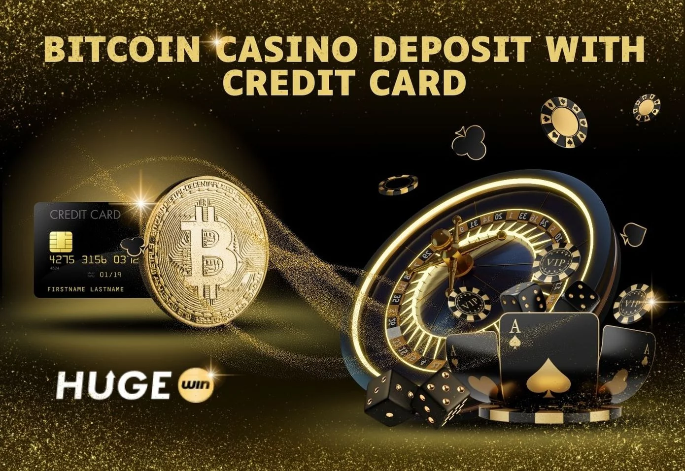 Bitcoin Casino Deposit with Credit Card. Cover