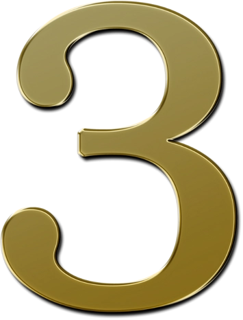 Number -3 icon