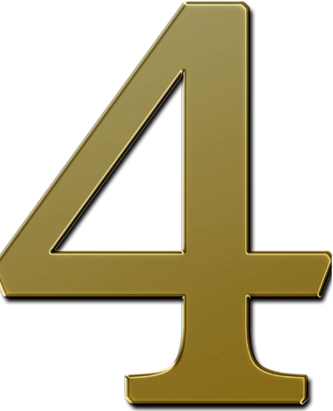 Number -4 icon