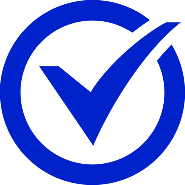 Blue Check mark icon