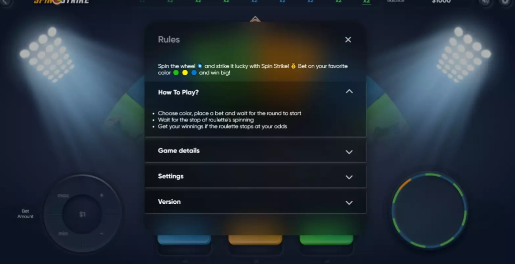 Using Spin Strike on Mobile Devices