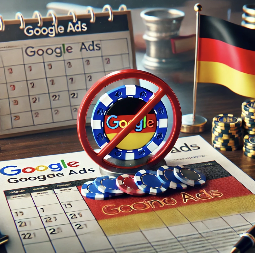 Google will begin imposing limits on casino advertising in Germany