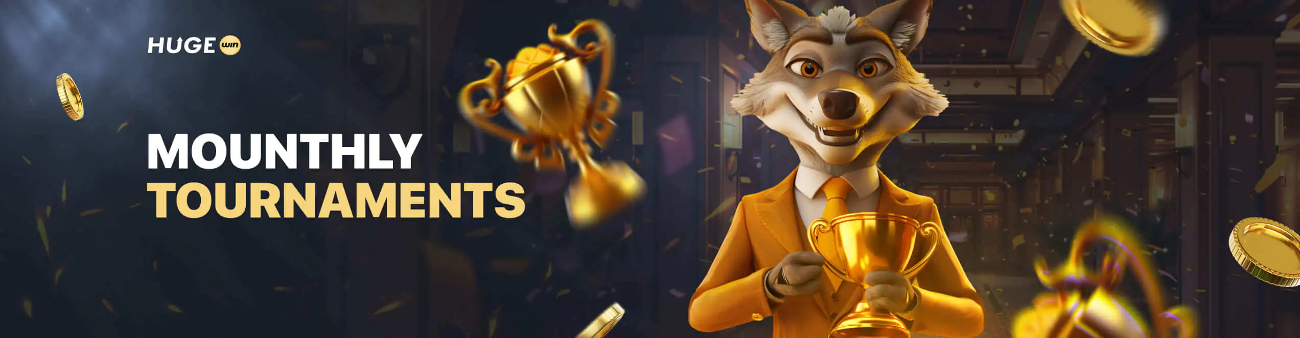 Hugewin casino montly tournaments